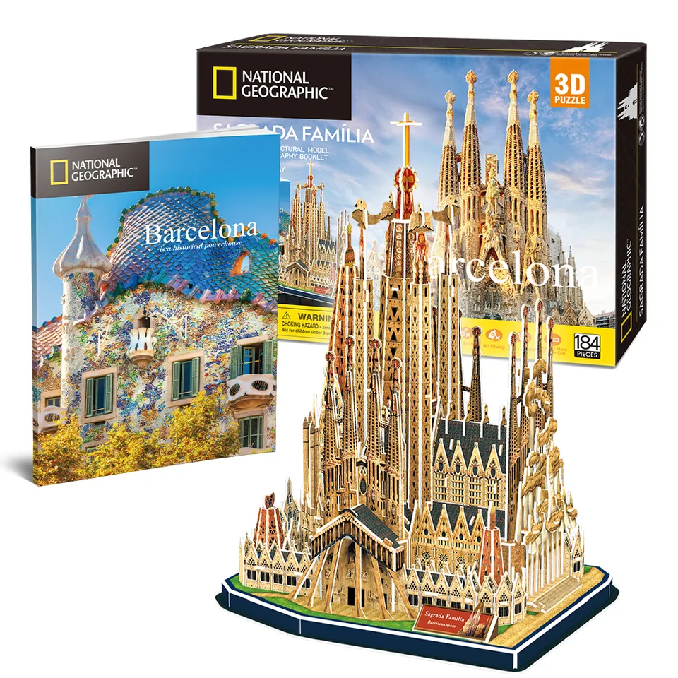 cubicfun-ds0984h-sagrada-fam-lia-puzzle-3d-monument-sans-colle image 1