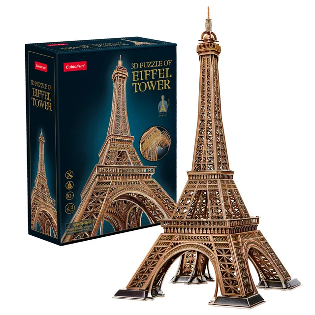 cubicfun-master-collection-mc284h-tour-eiffel-puzzle-3d-131-pi-ces image 1