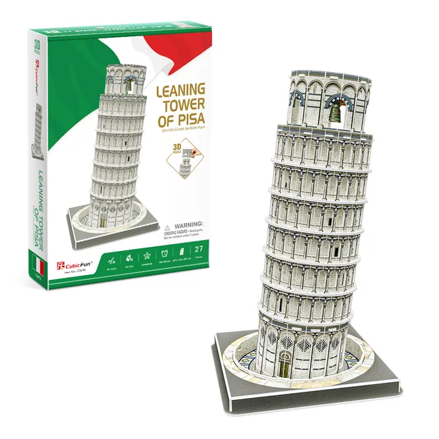 cubicfun-architecture-c241h-puzzle-3d-tour-de-pise image 1