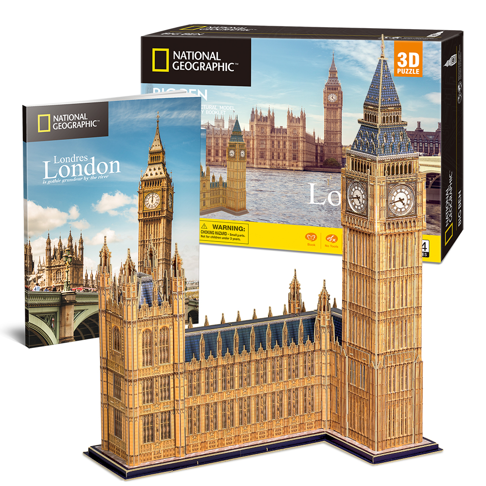 cubicfun-city-traveller-ds0992h-big-ben-puzzle-3d-londres image 1