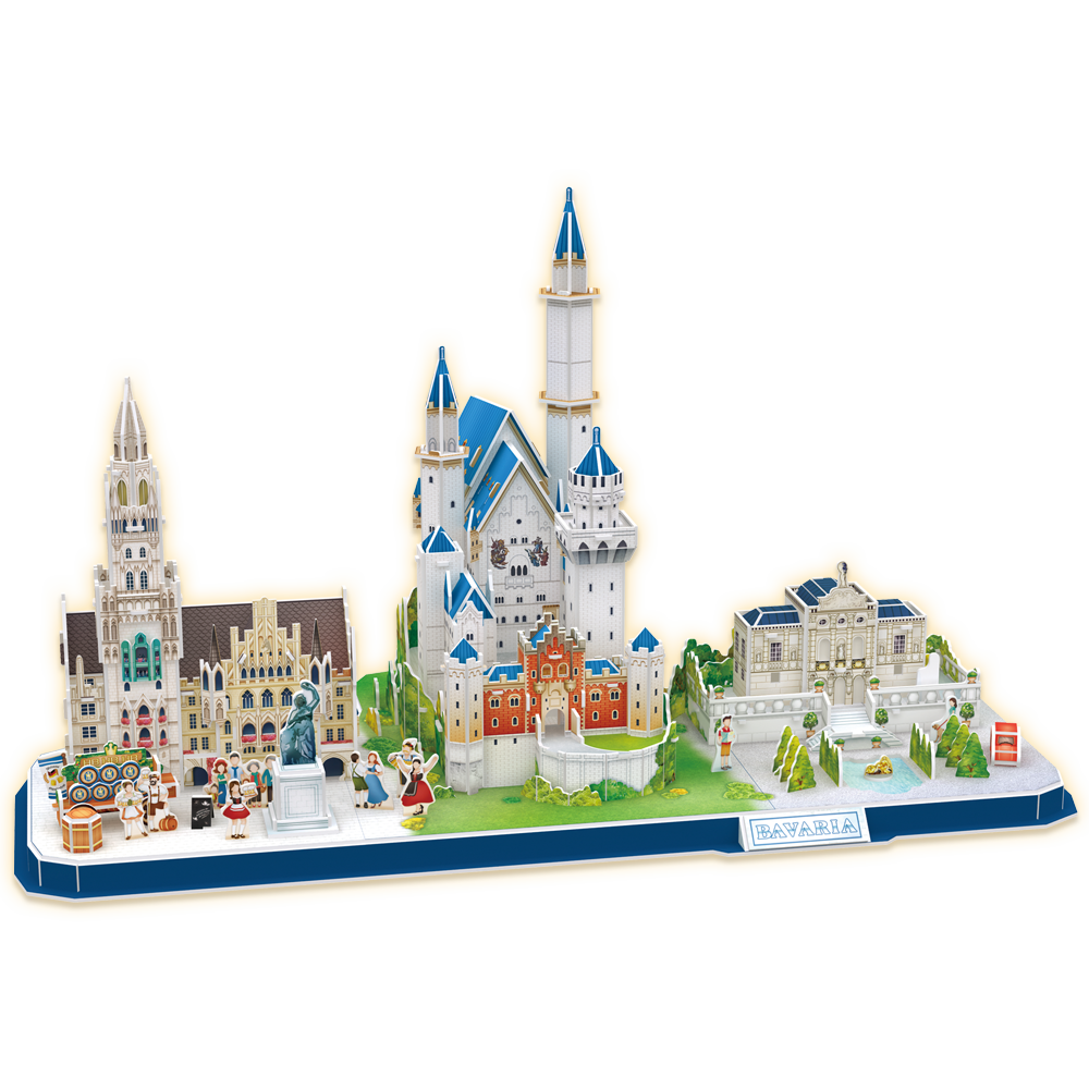 cubicfun-city-line-mc267h-bavaria-puzzle-3d-ville image 2