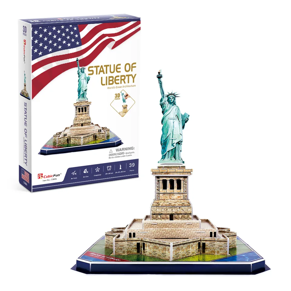 cubicfun-architecture-statue-de-la-libert-c080h-puzzle-3d image 1
