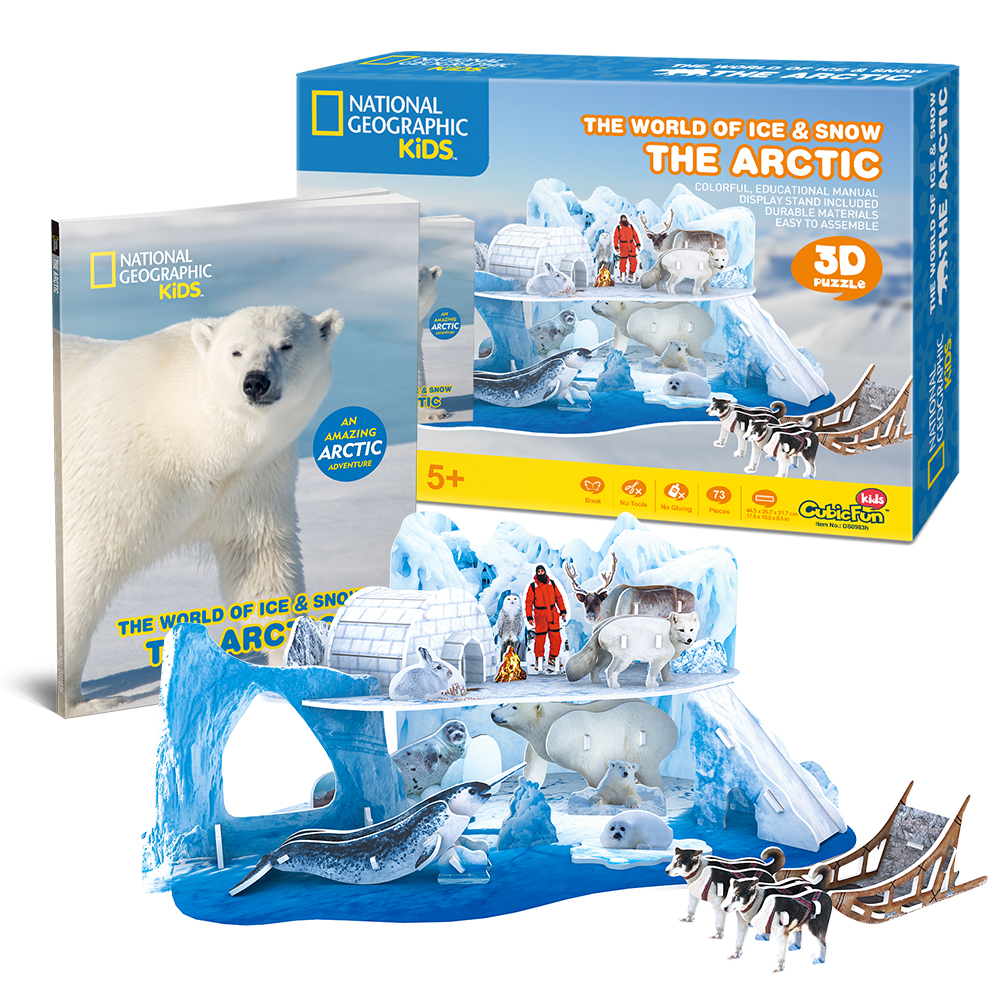 cubicfun-explorer-ds0983h-arctique-puzzle-3d-neige image 1