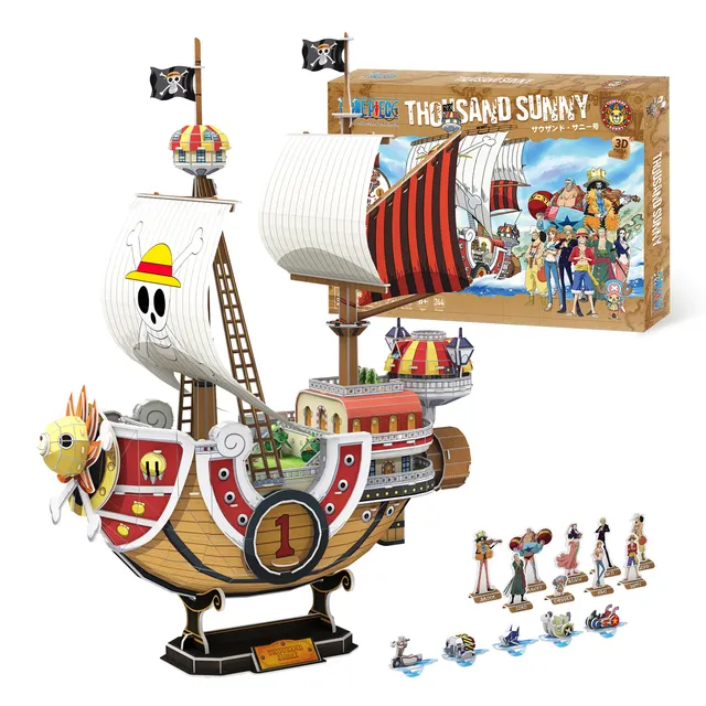 cubicfun-one-piece-ds1027h-thousand-sunny-plus-puzzle-3d-bateau image 1