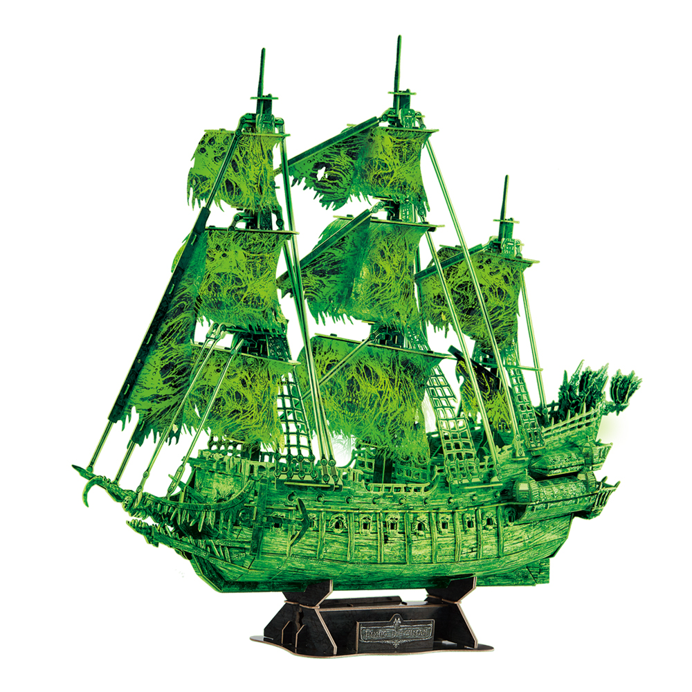cubicfun-pirates-world-t4041h-flying-dutchman-puzzle-3d-bateau image 2