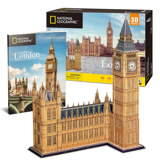 cubicfun-city-traveller-ds0992h-big-ben-puzzle-3d-londres image 1