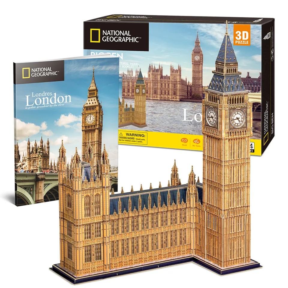 cubicfun-city-traveller-ds0992h-big-ben-puzzle-3d-londres image 1