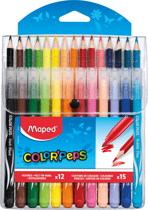 maped-color-peps-feutres-x24-pointe-fine-couleurs image 1