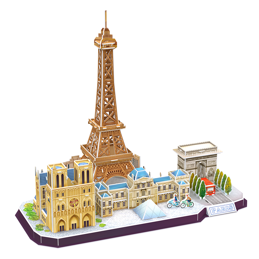 cubicfun-mc254h-city-line-paris-puzzle-3d-ville-sans-colle image 2