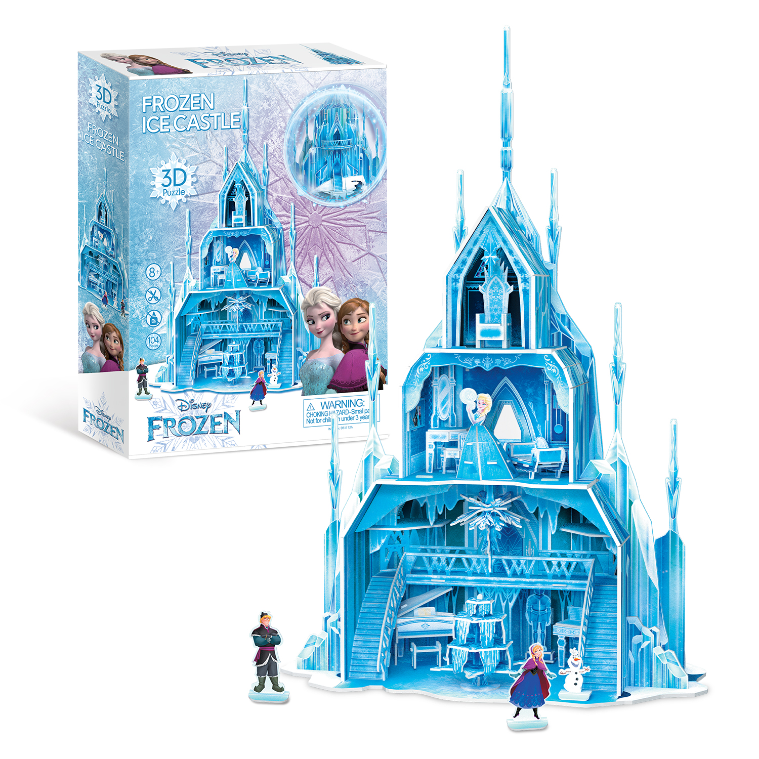 cubicfun-disney-ds1112-frozen-ch-teau-de-glace-puzzle-3d image 1