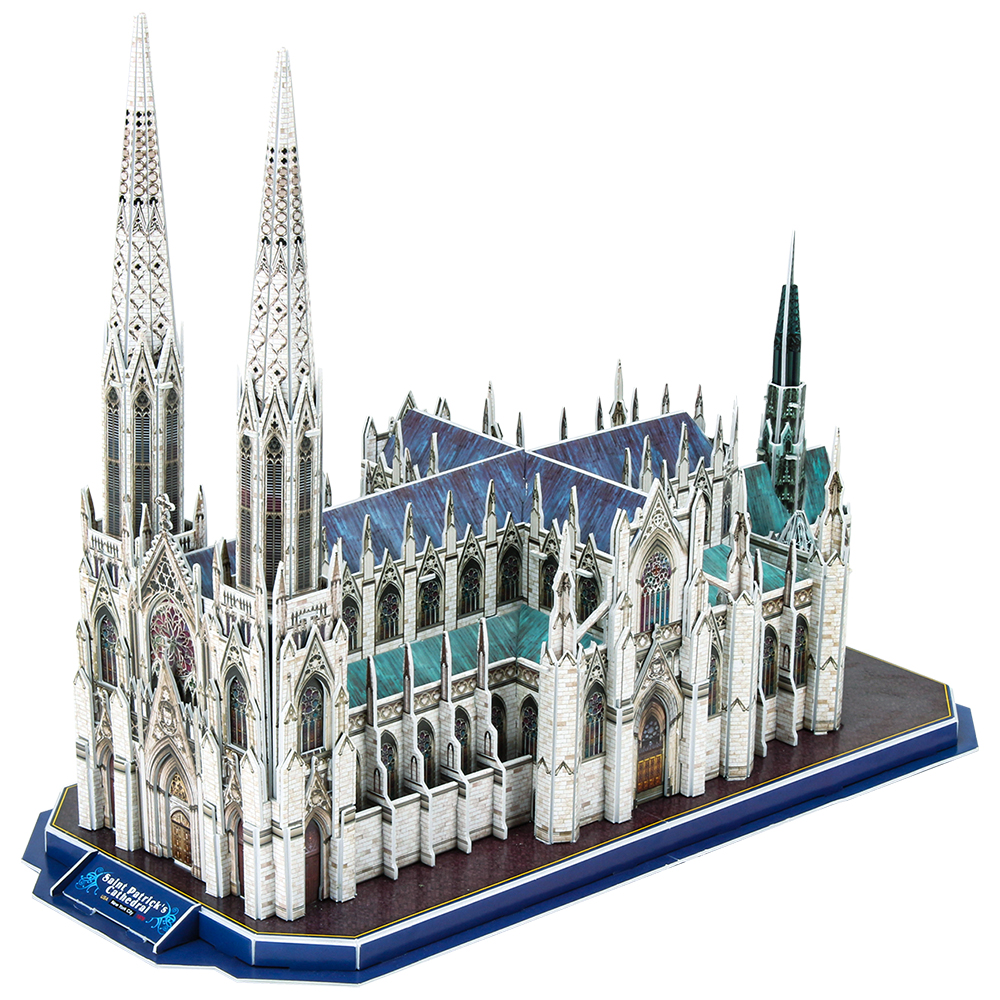 cubicfun-mc103h-st-patrick-cath-drale-puzzle-3d image 2