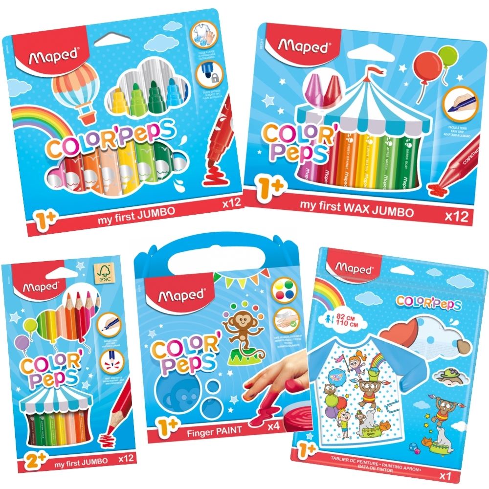 maped-color-peps-maxi-crayons-de-couleur-12-maternelle image 1