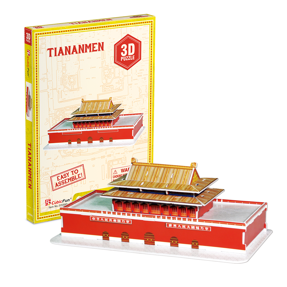 cubicfun-architecture-s3004h-tian-anmen-puzzle-3d-monument image 1