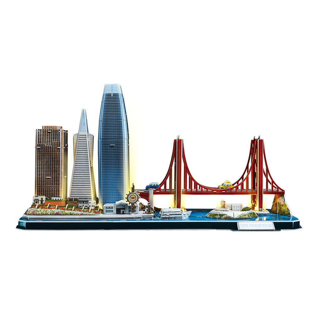 cubicfun-led-lighting-l524h-san-francisco-puzzle-3d-lumineux image 2