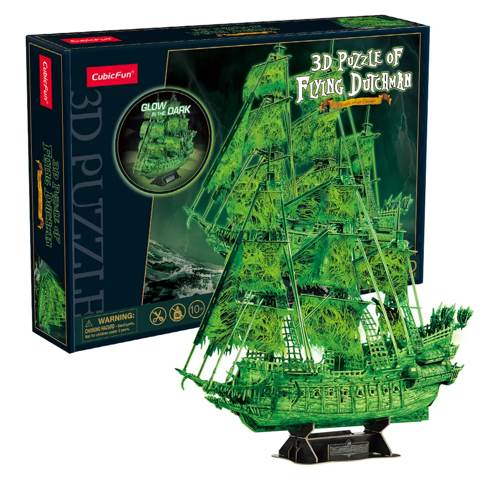 cubicfun-pirates-world-t4041h-flying-dutchman-puzzle-3d-bateau image 1