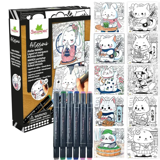 sycomore-artissimo-atelier-manga-animaux-kawaii-pm image 1