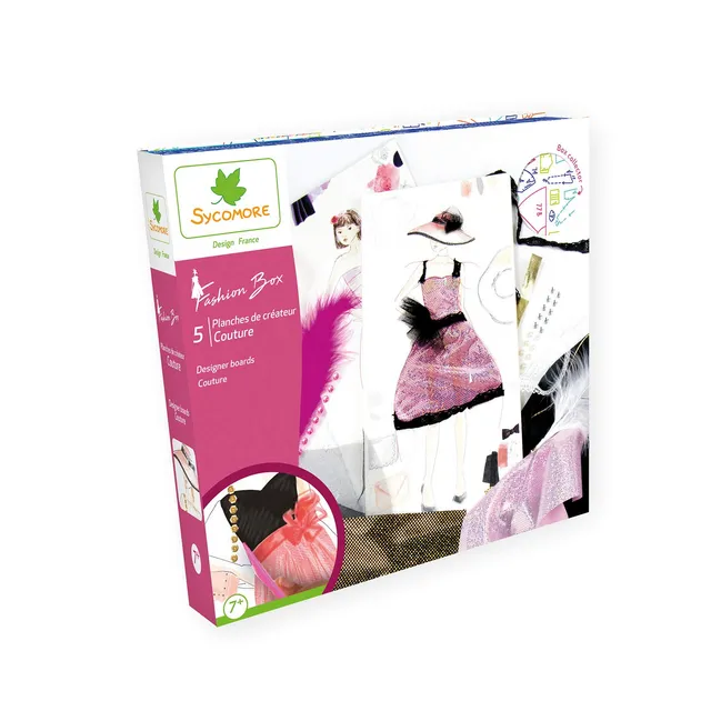 au-sycomore-fashion-box-couture-5-planches-styliste-7-ans image 1