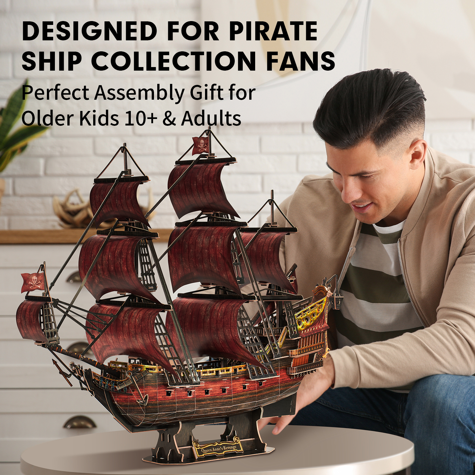 cubicfun-pirates-t4040h-queen-anne-s-revenge-puzzle-3d-391-p image 5