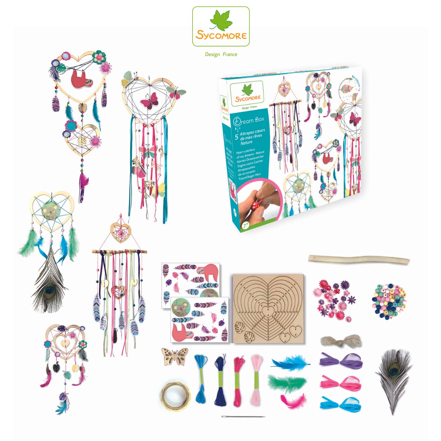 au-sycomore-lovely-box-kit-attrape-r-ves-nature-5-projets-d-s-8-ans image 3