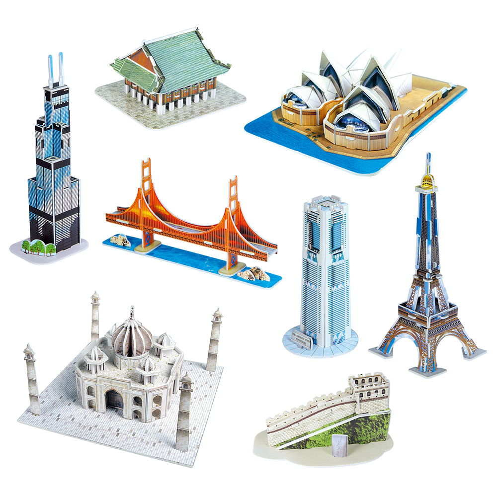 cubicfun-architecture-c058h-mini-series-2-puzzle-3d-lot image 2