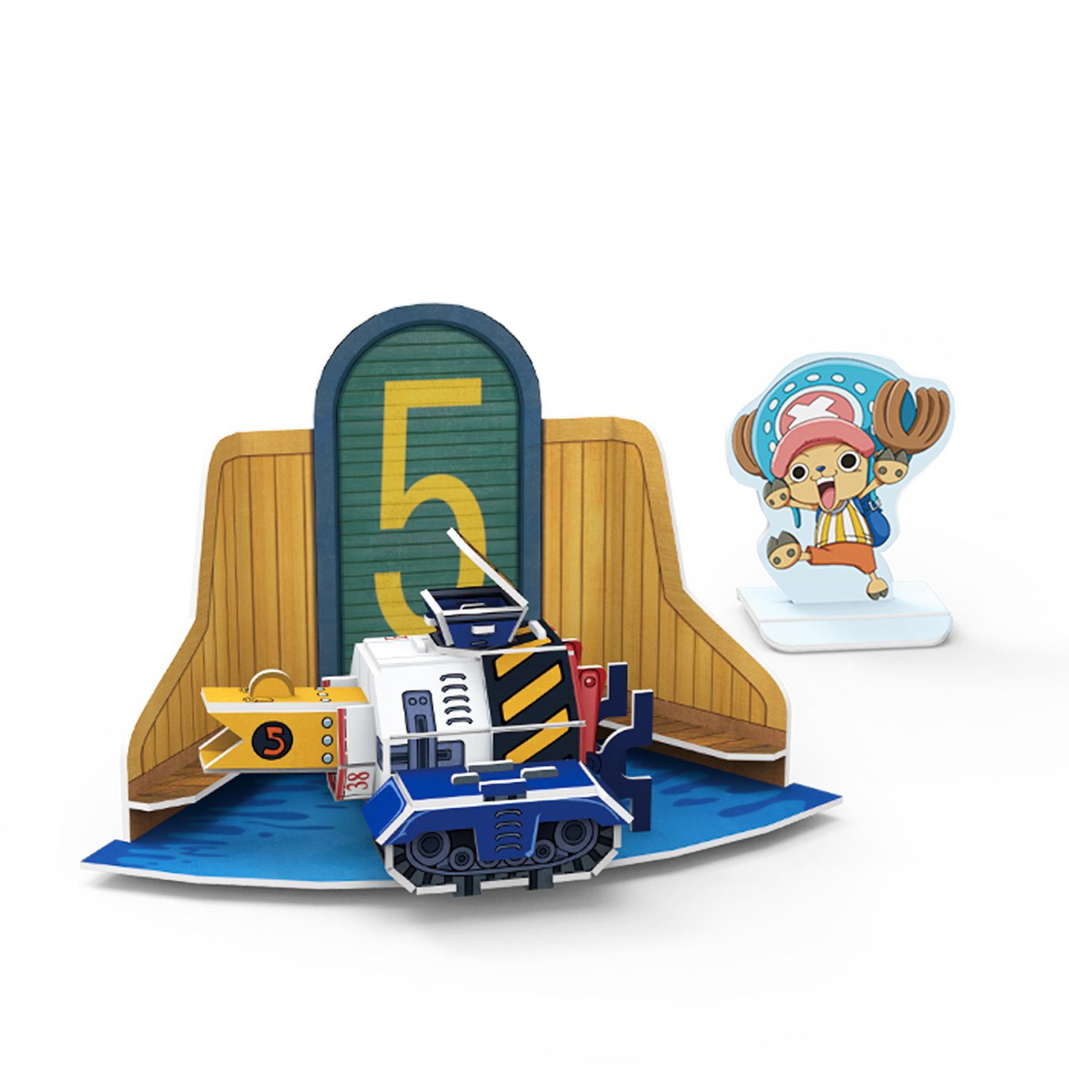 cubicfun-one-piece-ds1069h-brachio-tank-v-puzzle-3d image 2