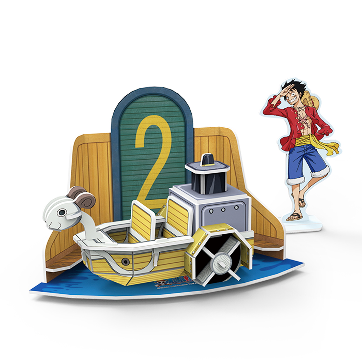 cubicfun-one-piece-ds1065h-mini-going-merry-ii-puzzle-3d-bateau image 2