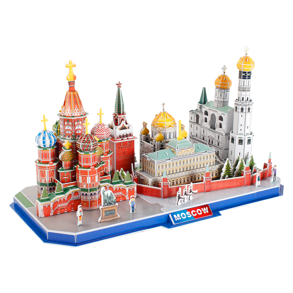 cubicfun-city-line-mc266h-moscow-puzzle-3d-moscou image 2