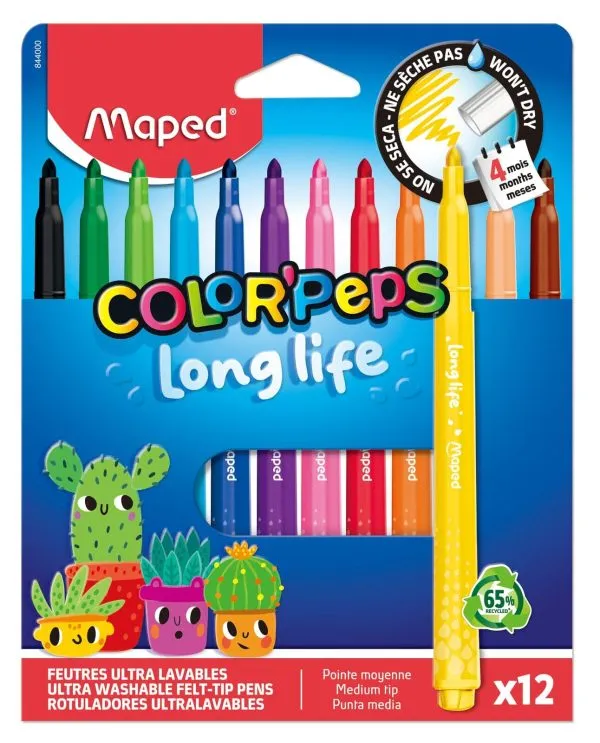 maped-color-peps-crayons-couleur-12-triangulaire image 1