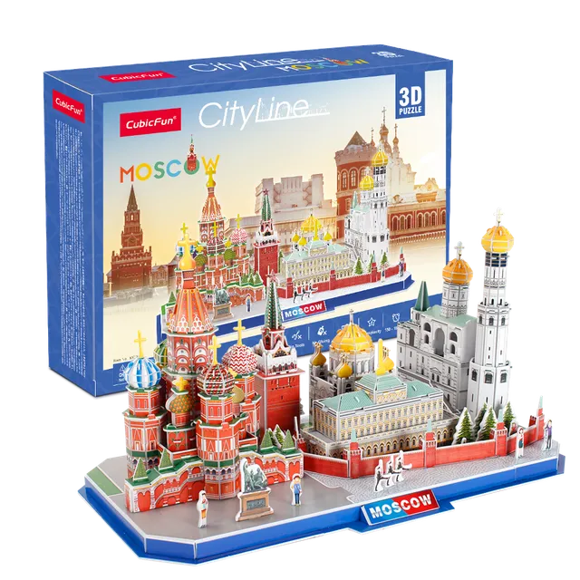 cubicfun-city-line-mc266h-moscow-puzzle-3d-moscou image 1
