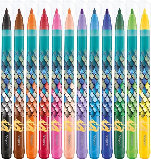 maped-color-peps-crayons-de-couleur-12-mine-r-sistante-3 image 2