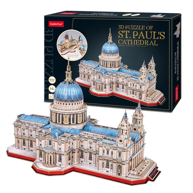 cubicfun-master-collection-mc270h-st-paul-s-cathedral-puzzle-3d image 1