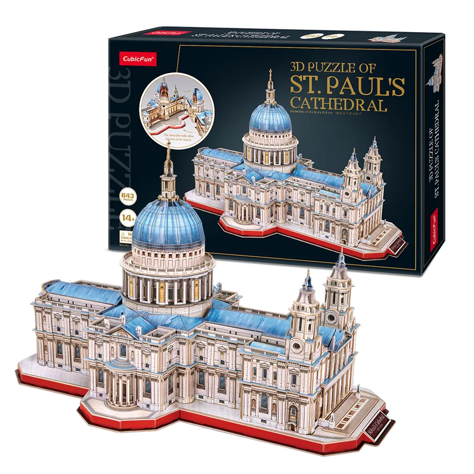 cubicfun-master-collection-mc270h-st-paul-s-cathedral-puzzle-3d image 1