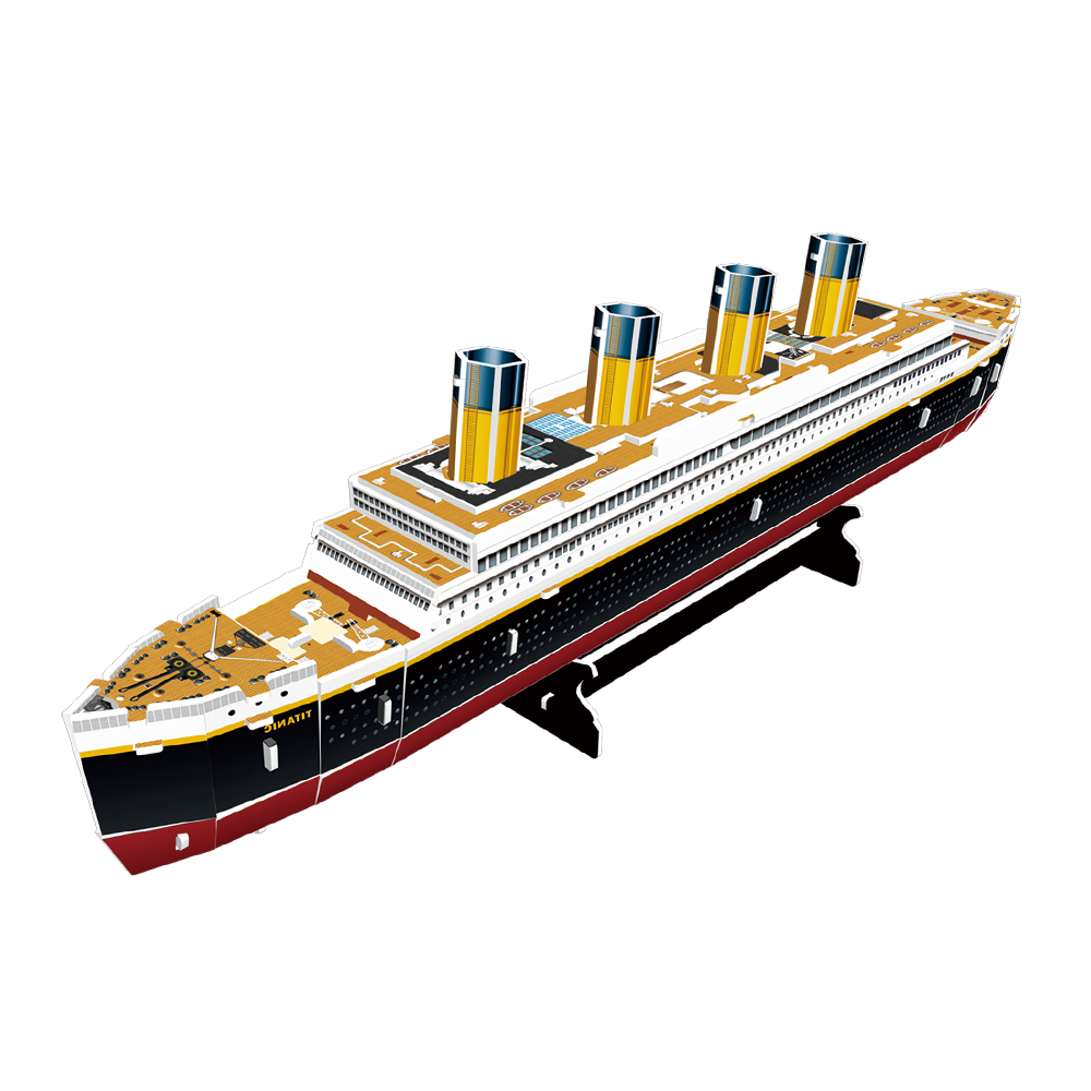 cubicfun-ships-t4012h-titanic-puzzle-3d-bateau-sans-colle image 2