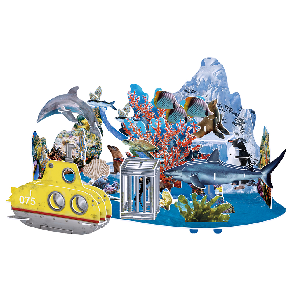 cubicfun-explorer-ds0974h-undersea-adventure-puzzle-3d-oc-an image 2