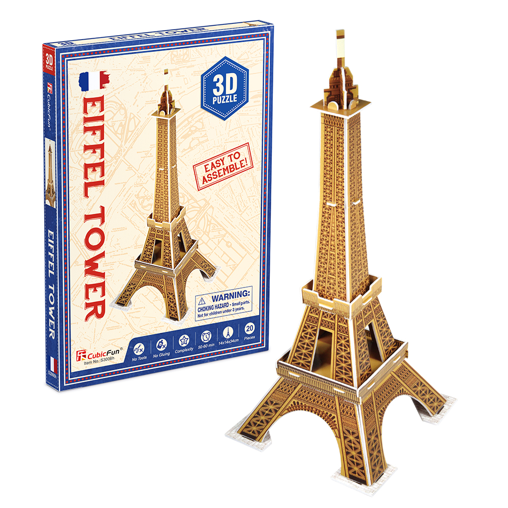 cubicfun-entry-s3006h-tour-eiffel-puzzle-3d-paris image 1