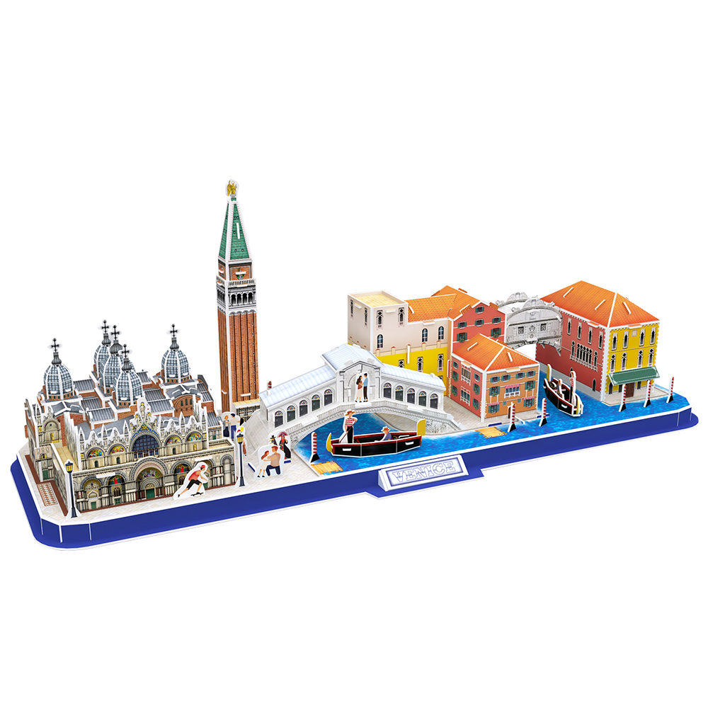 cubicfun-city-line-mc269h-puzzle-3d-venise image 2