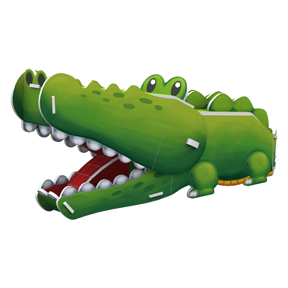 cubicfun-wild-life-k1502h-crocodile-puzzle-3d-sans-colle image 2