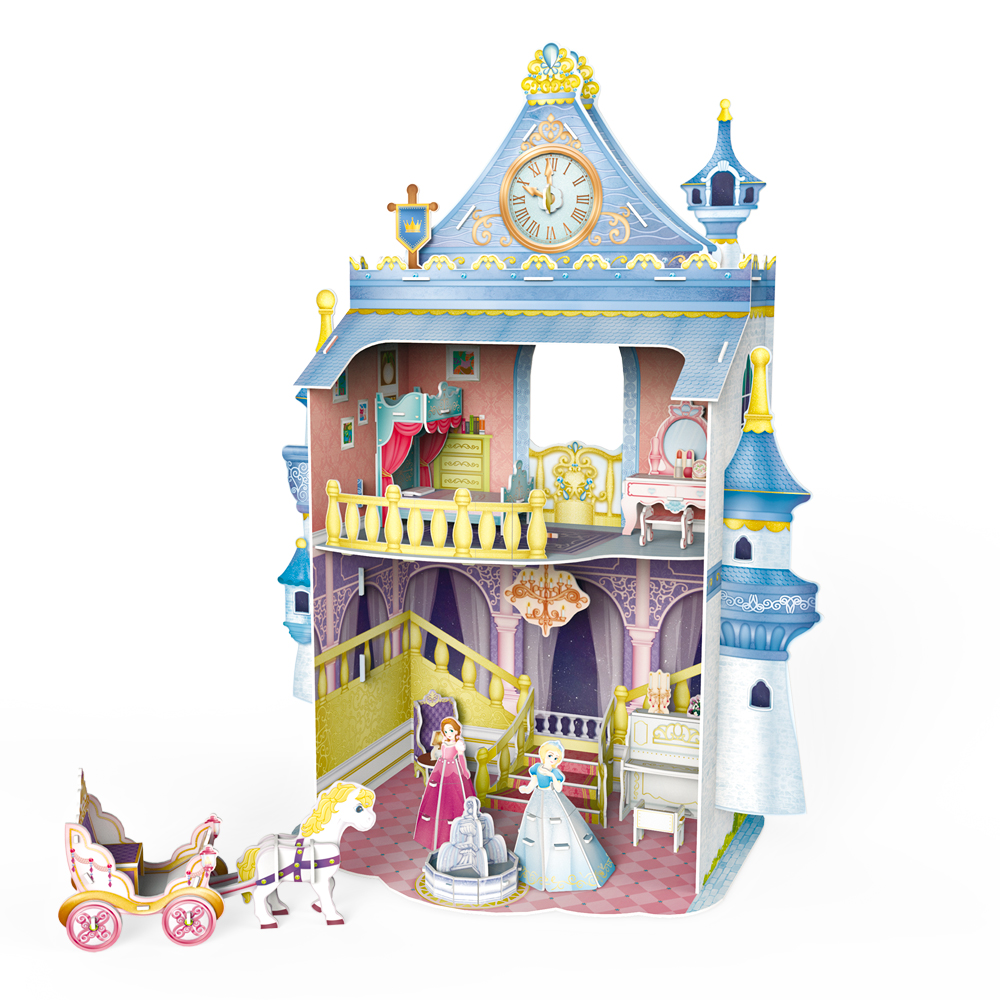 cubicfun-dollhouse-p809h-fairytale-castle-puzzle-3d-ch-teau image 2