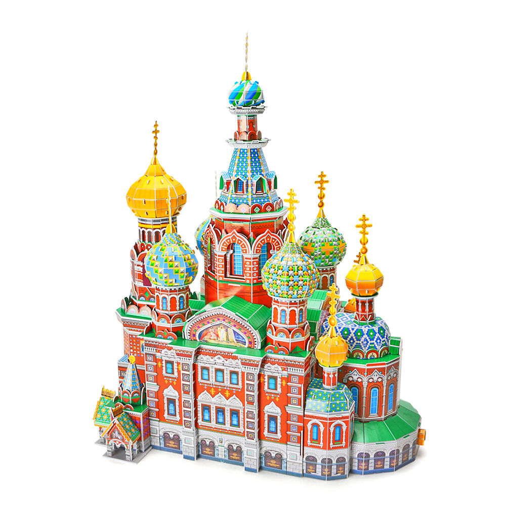 cubicfun-architecture-mc148h-puzzle-3d-glise-saint-sauveur image 2