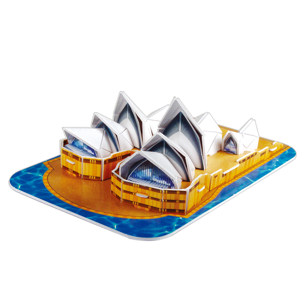 cubicfun-architecture-s3001h-op-ra-de-sydney-puzzle-3d-sans-colle image 2