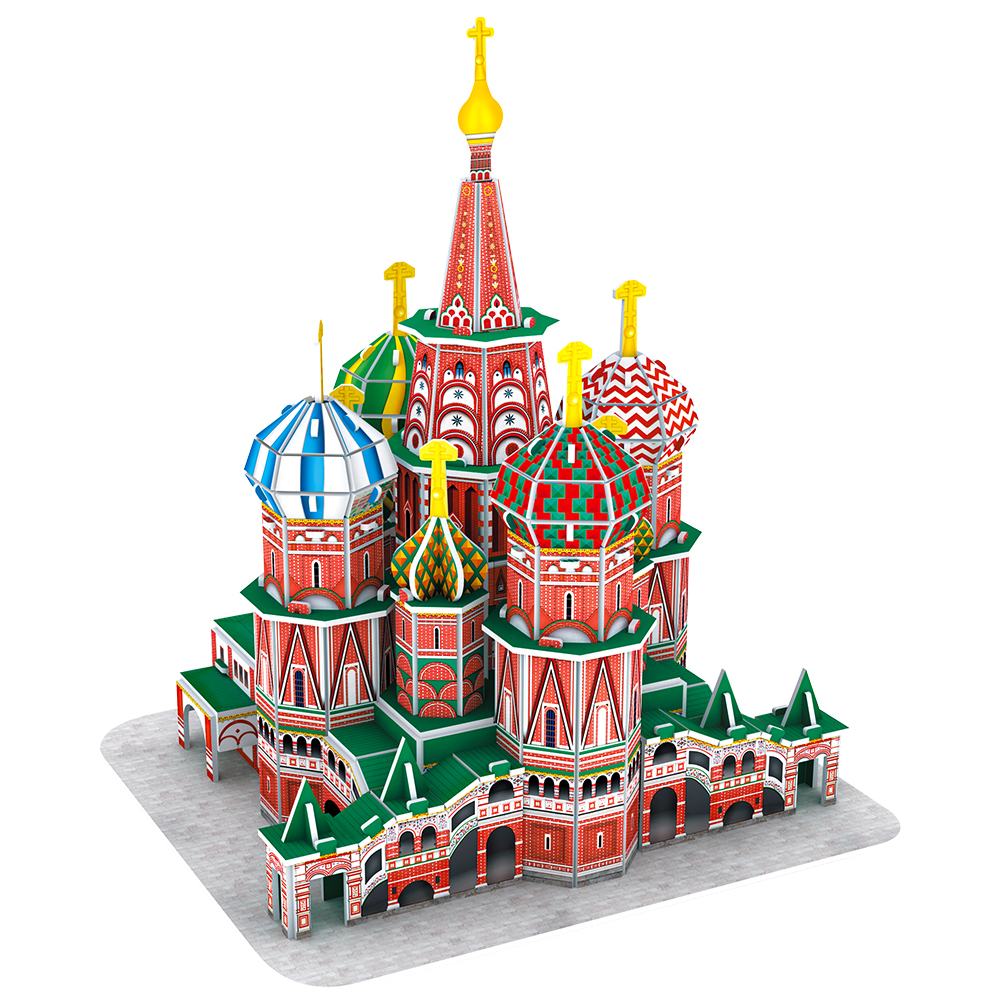 cubicfun-architecture-c239h-cath-drale-saint-basile-puzzle-3d image 2