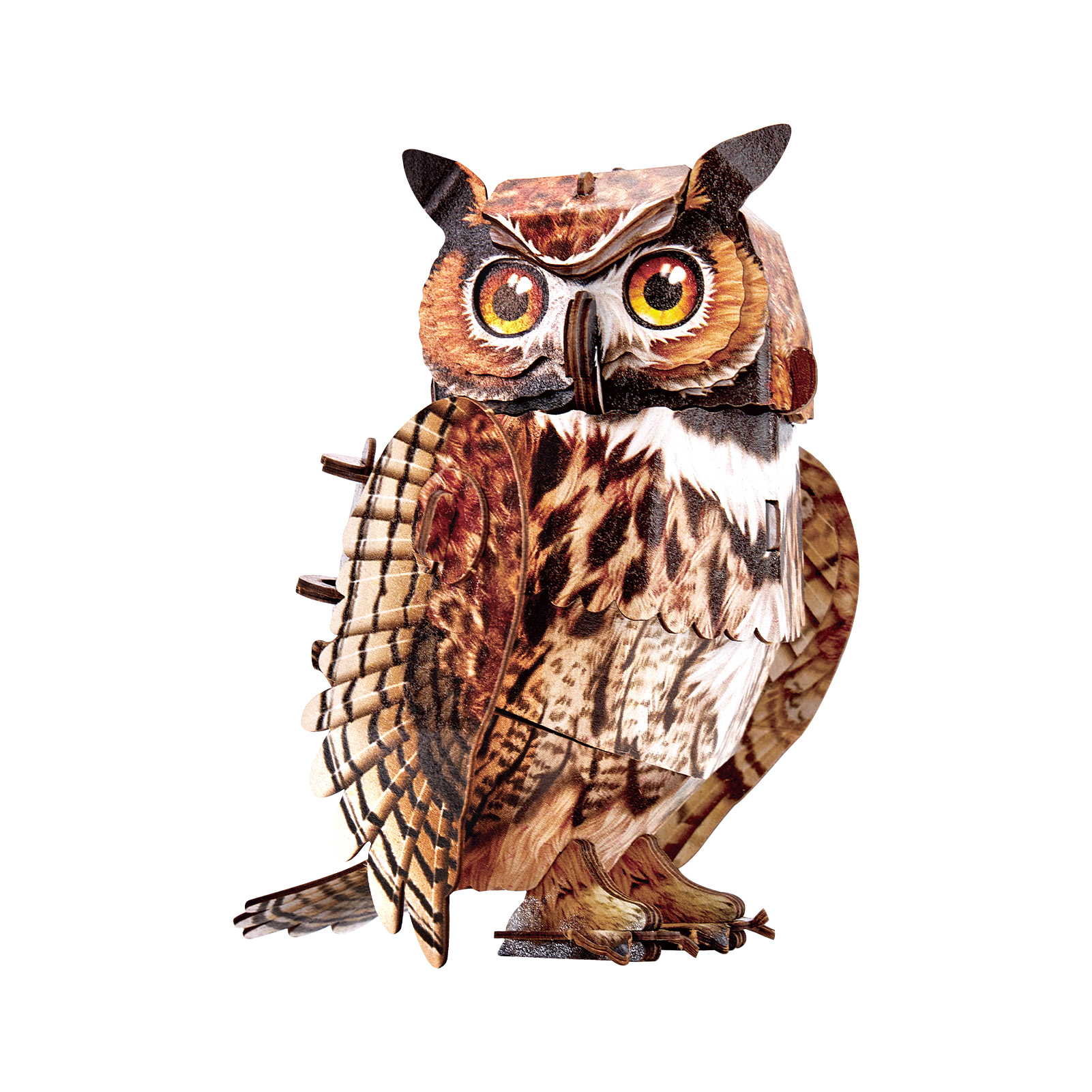 cubicfun-really-wild-animals-ds1188h-hibou-puzzle-3d-oiseau image 2