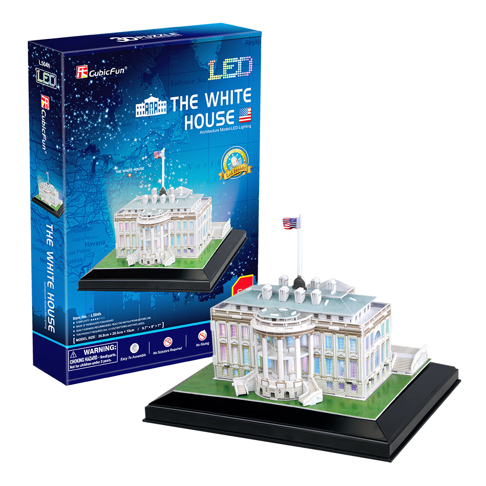 cubicfun-led-lighting-l505h-statue-libert-puzzle-3d-led image 1