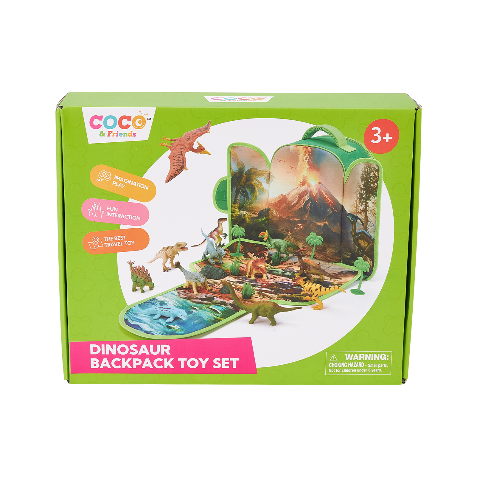 cubicfun-age-of-dino-dbt001-puzzle-3d-sac-dinosaure image 2