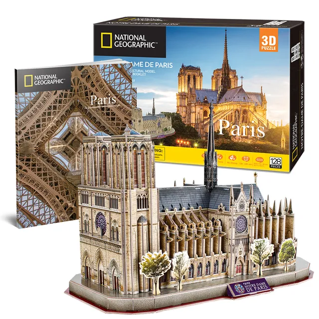 cubicfun-city-ds0986h-notre-dame-de-paris-puzzle-3d image 1