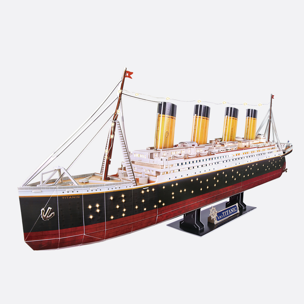 cubicfun-ships-vessels-l521h-titanic-puzzle-3d-bateau image 2