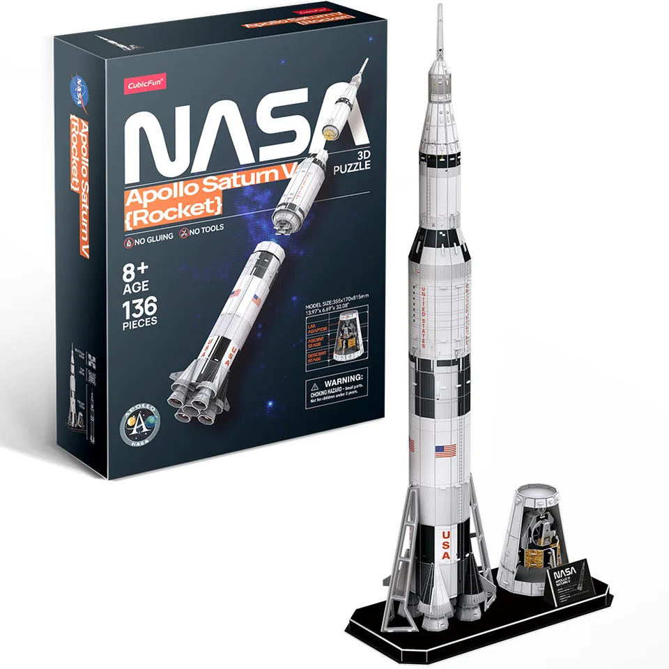 cubicfun-nasa-ds1059h-apollo-saturn-v-puzzle-3d-fus-e image 1