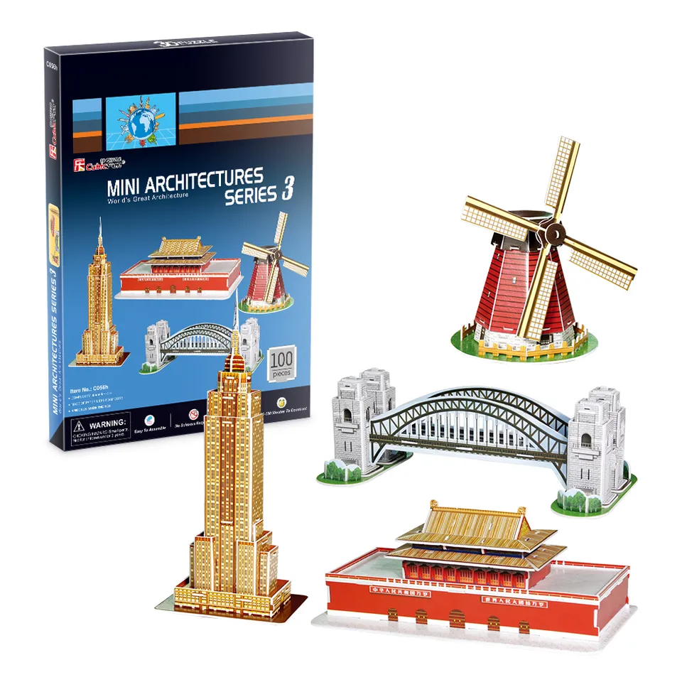 cubicfun-architecture-c086h-mini-series-3-puzzle-3d-monument image 1