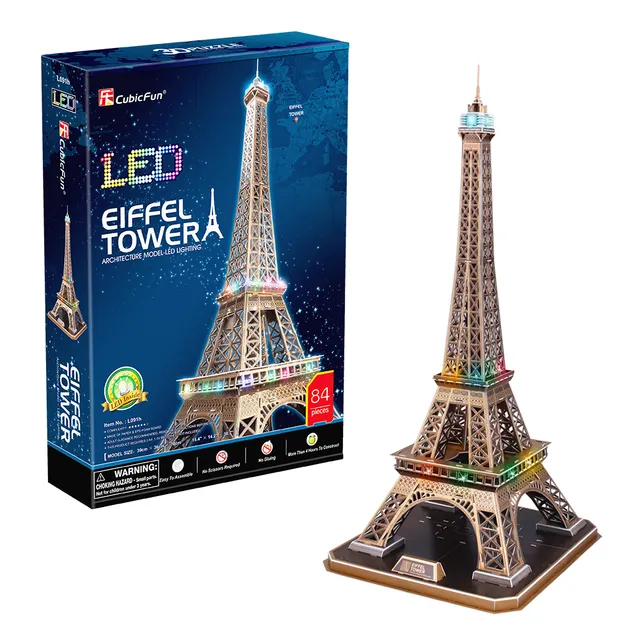 cubicfun-led-lighting-l091h-tour-eiffel-puzzle-3d-lumineux image 1