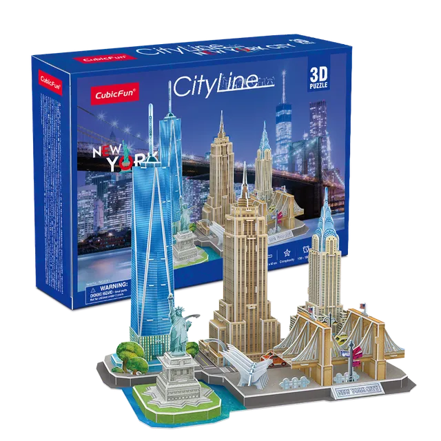 cubicfun-city-line-mc255h-new-york-city-puzzle-3d-ville image 1